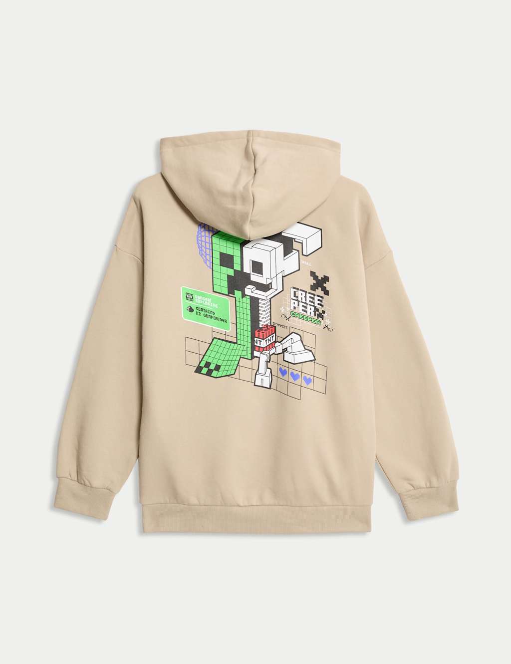 Pure Cotton Minecraft™ Hoodie (6-16 Yrs) 3 of 3