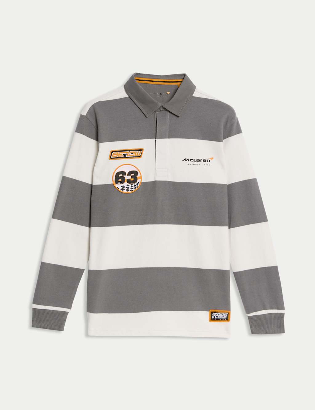 Pure Cotton McLaren F1 Team Rugby Top (6-16 Yrs) 2 of 8