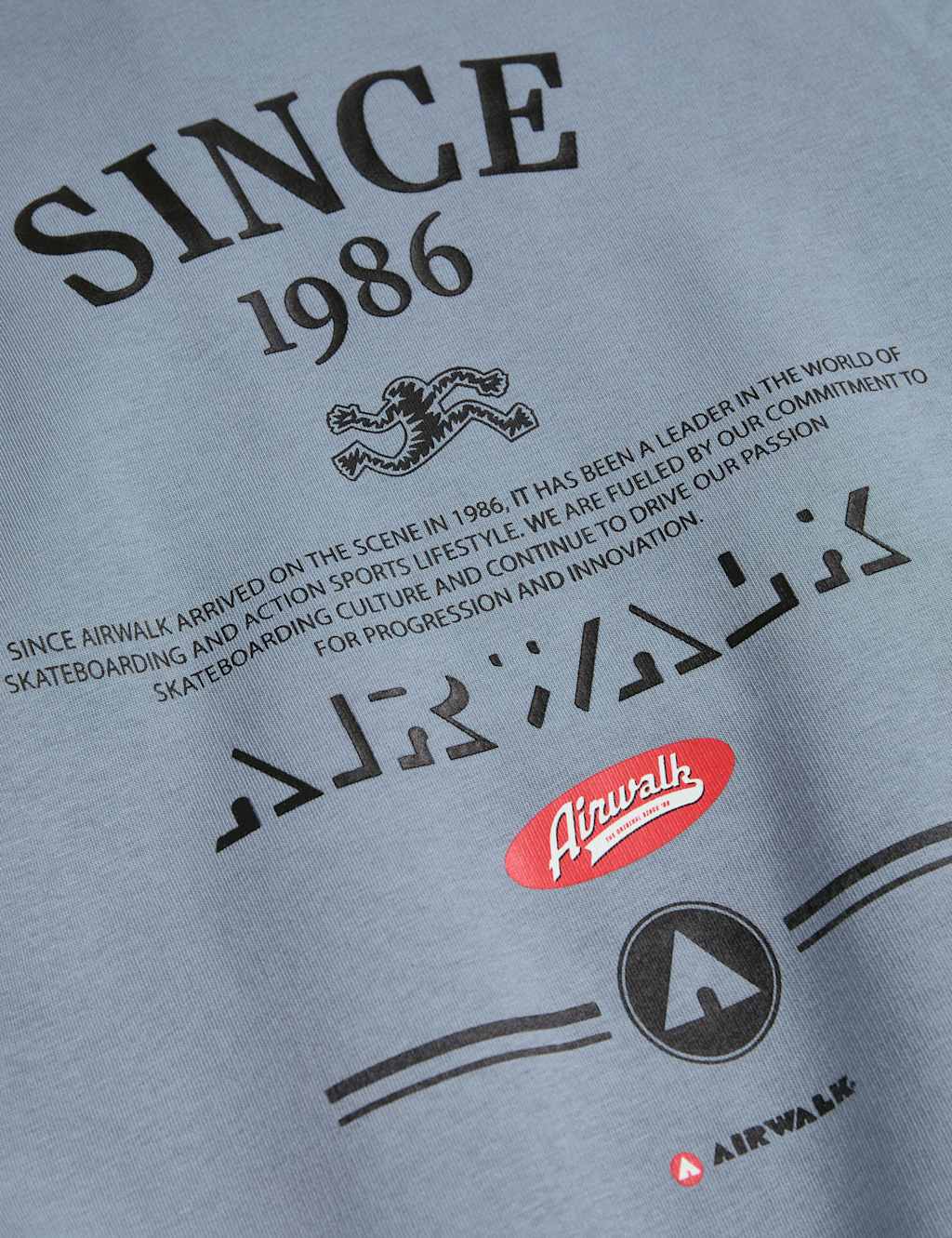 Cotton Rich Airwalk Graphic Hoodie (6-16 Yrs) 5 of 6