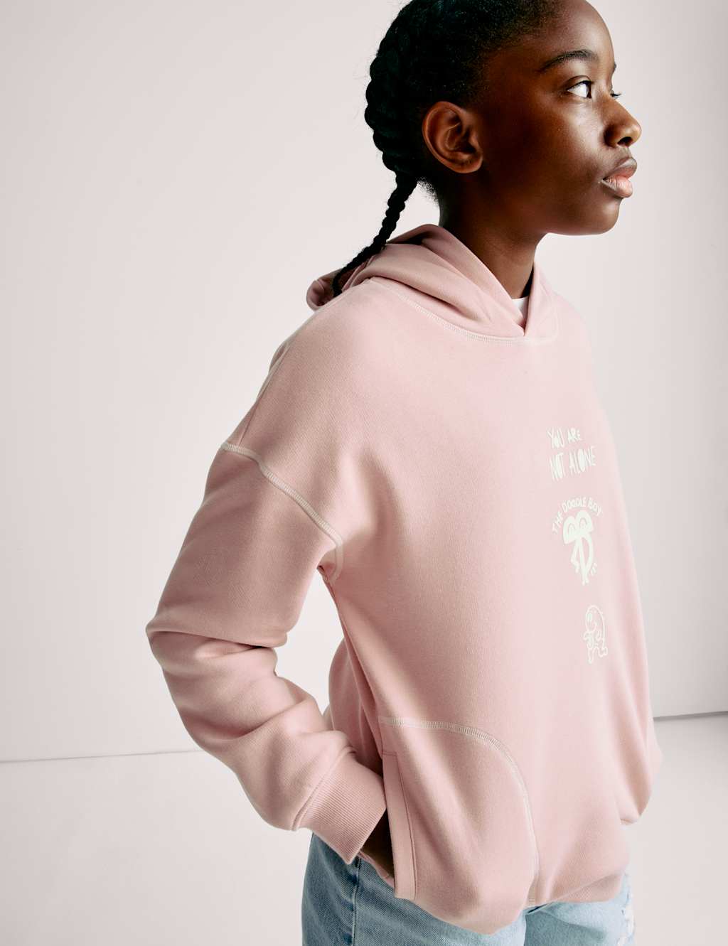 The Doodle Boy Cotton Rich Slogan Hoodie (4-16 Yrs) 3 of 9