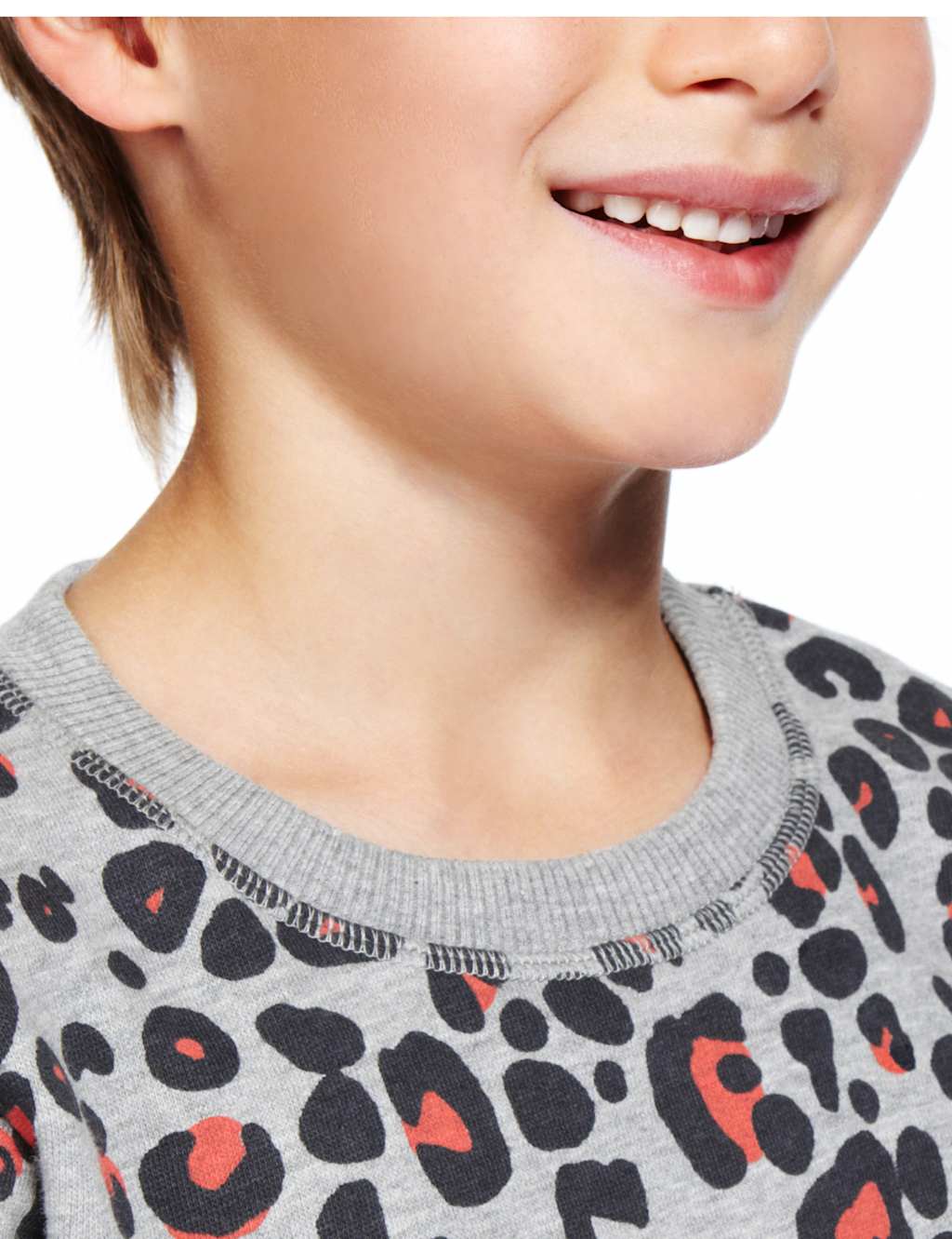 Cotton Rich Animal Print Sweat Top 5 of 6