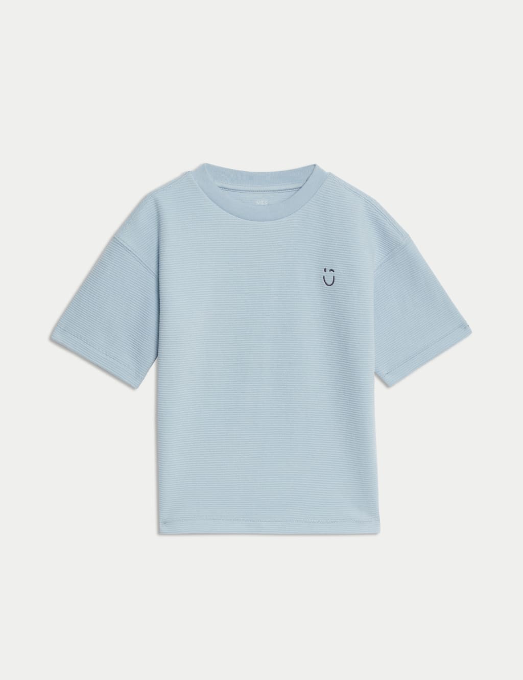 Pure Cotton Textured T-Shirt (1-7 Yrs) 2 of 5