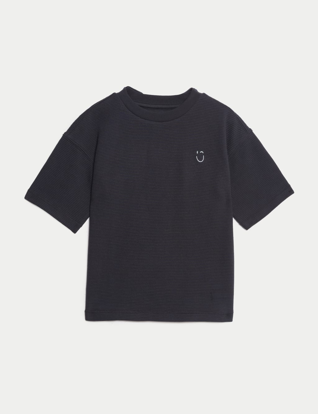 Pure Cotton Textured T-Shirt (1-7 Yrs) 2 of 4