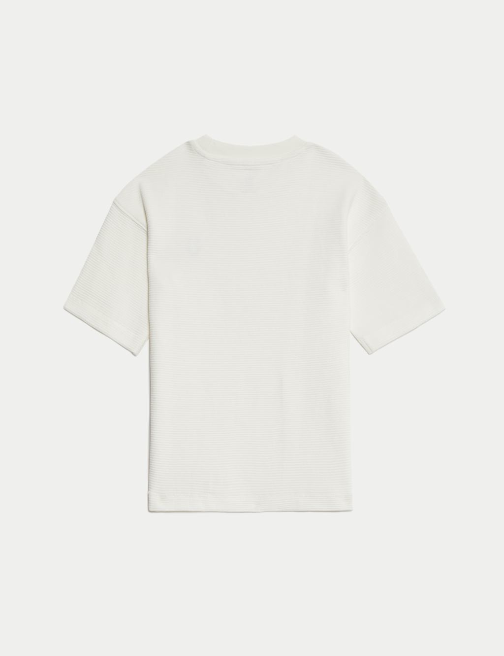 Pure Cotton Textured T-Shirt (1-7 Yrs) 4 of 4