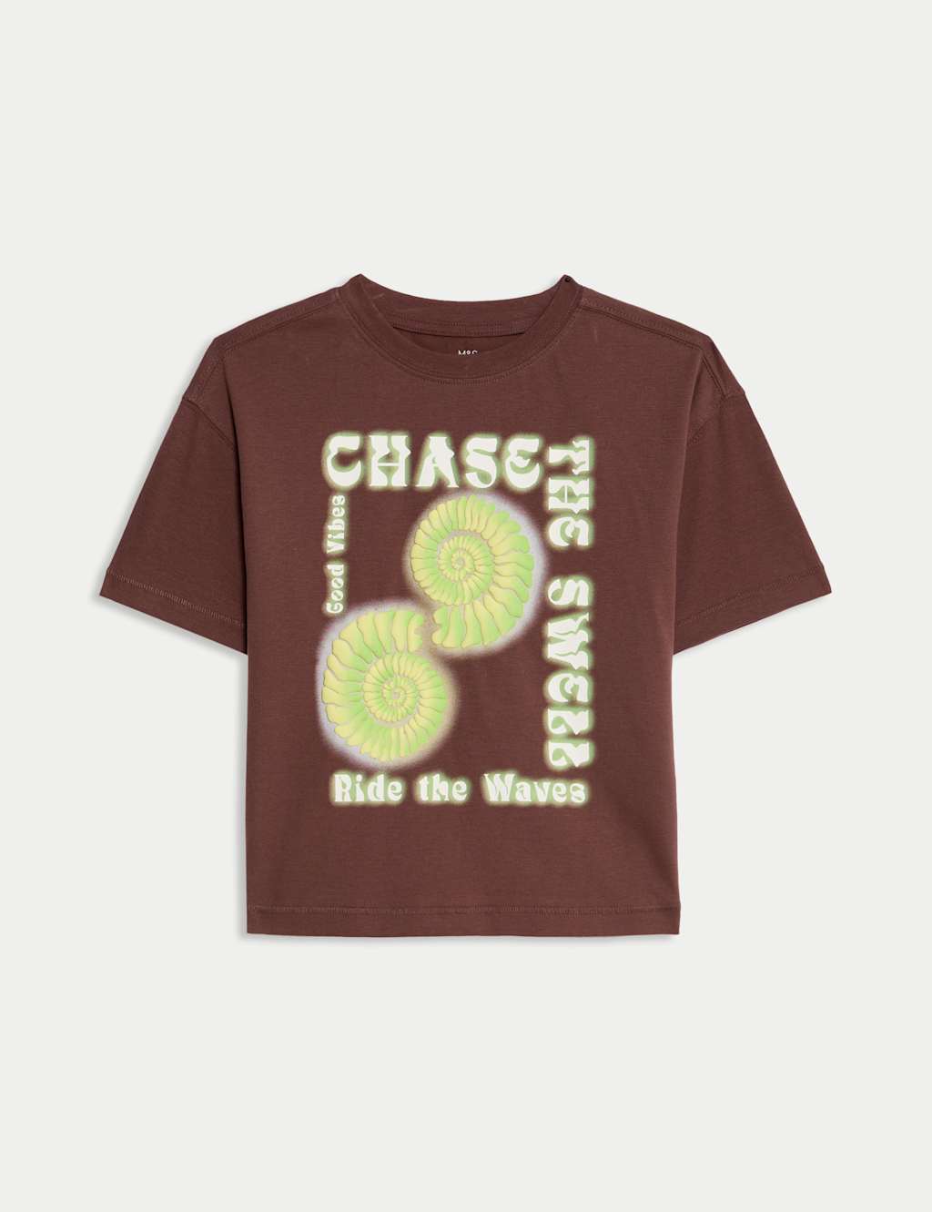 Pure Cotton Shell Graphic T-Shirt (2-8 Yrs) 2 of 8