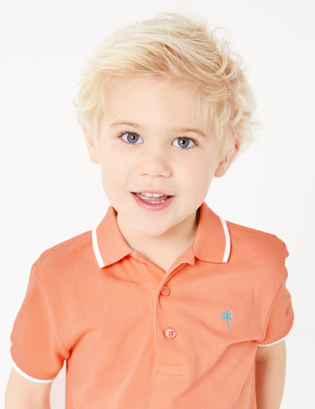 Pure Cotton Polo Shirt (2-7 Yrs) 1 of 4