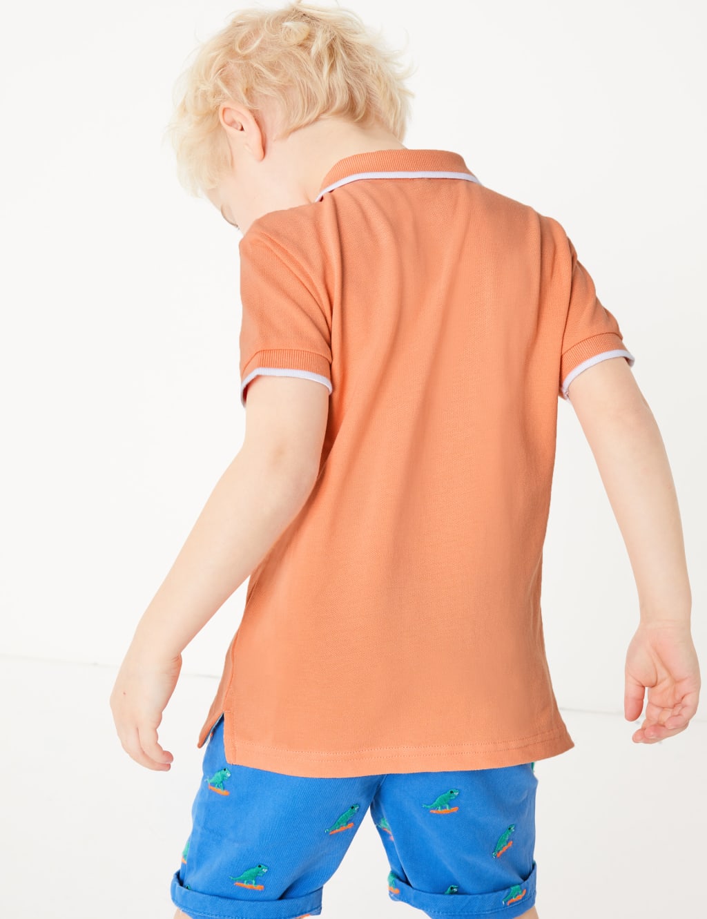 Pure Cotton Polo Shirt (2-7 Yrs) 4 of 4