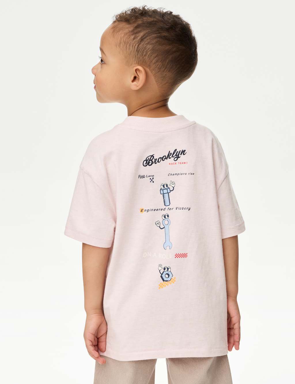 Pure Cotton Graphic T-Shirt (2-8 Yrs) 4 of 5