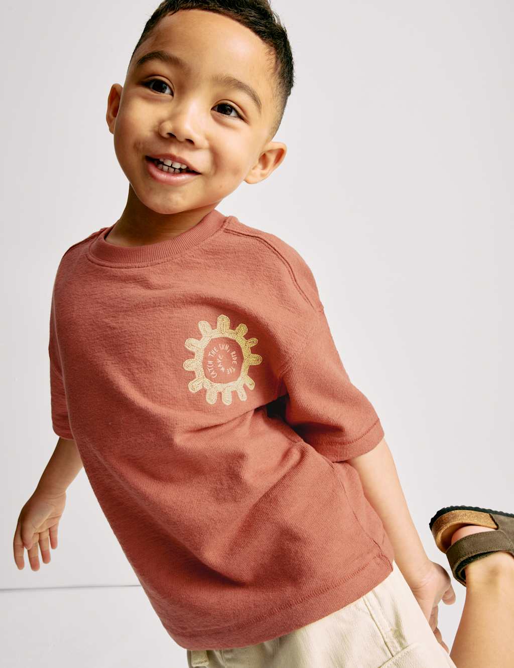 Pure Cotton Embroidered T-Shirt (2-8 Yrs) 5 of 7