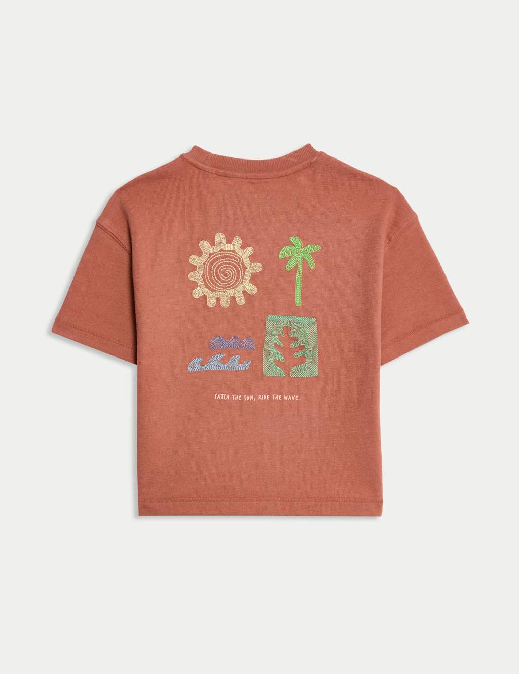 Pure Cotton Embroidered T-Shirt (2-8 Yrs) 7 of 7