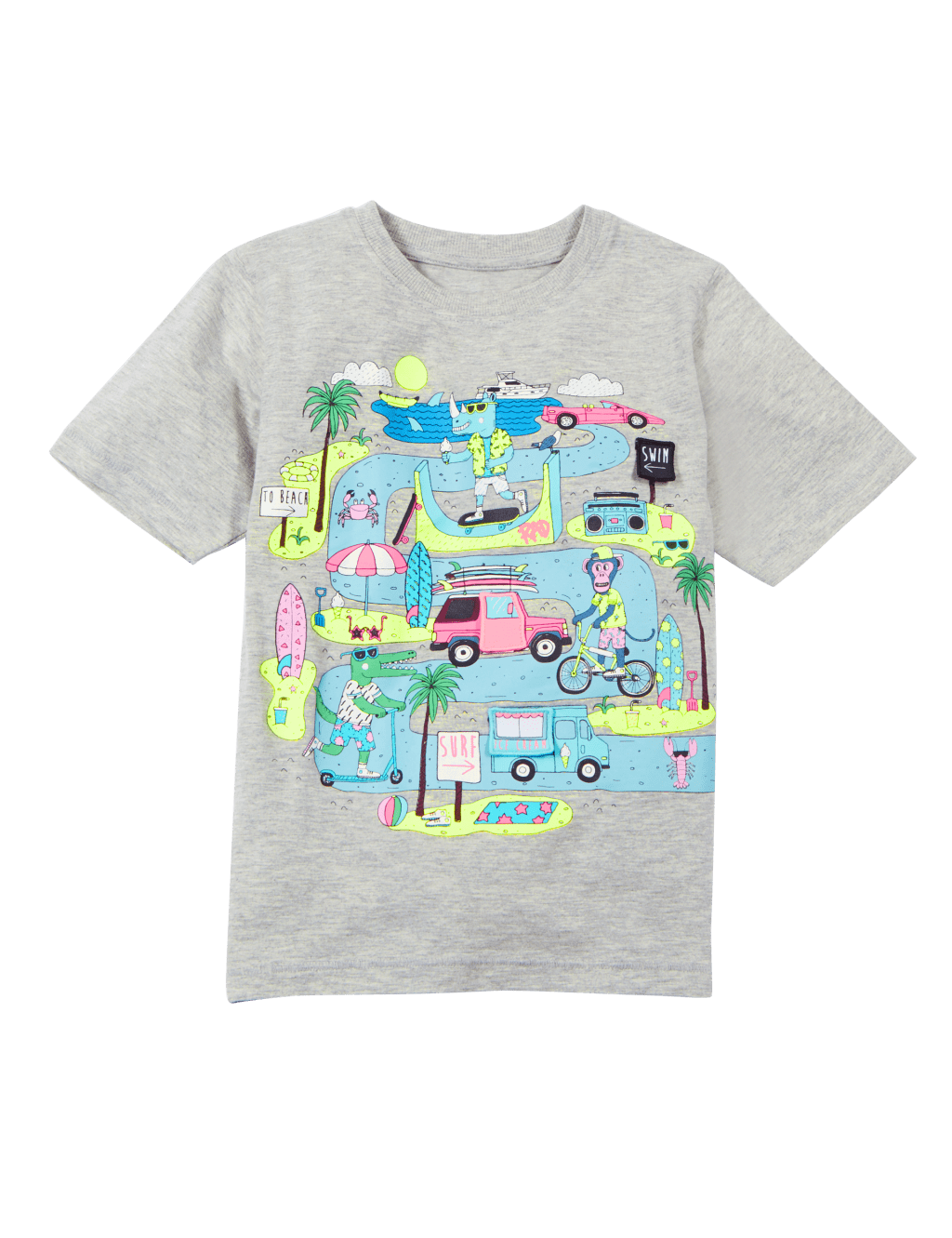 Cotton Rich T-Shirt (1-7 Years) 2 of 4