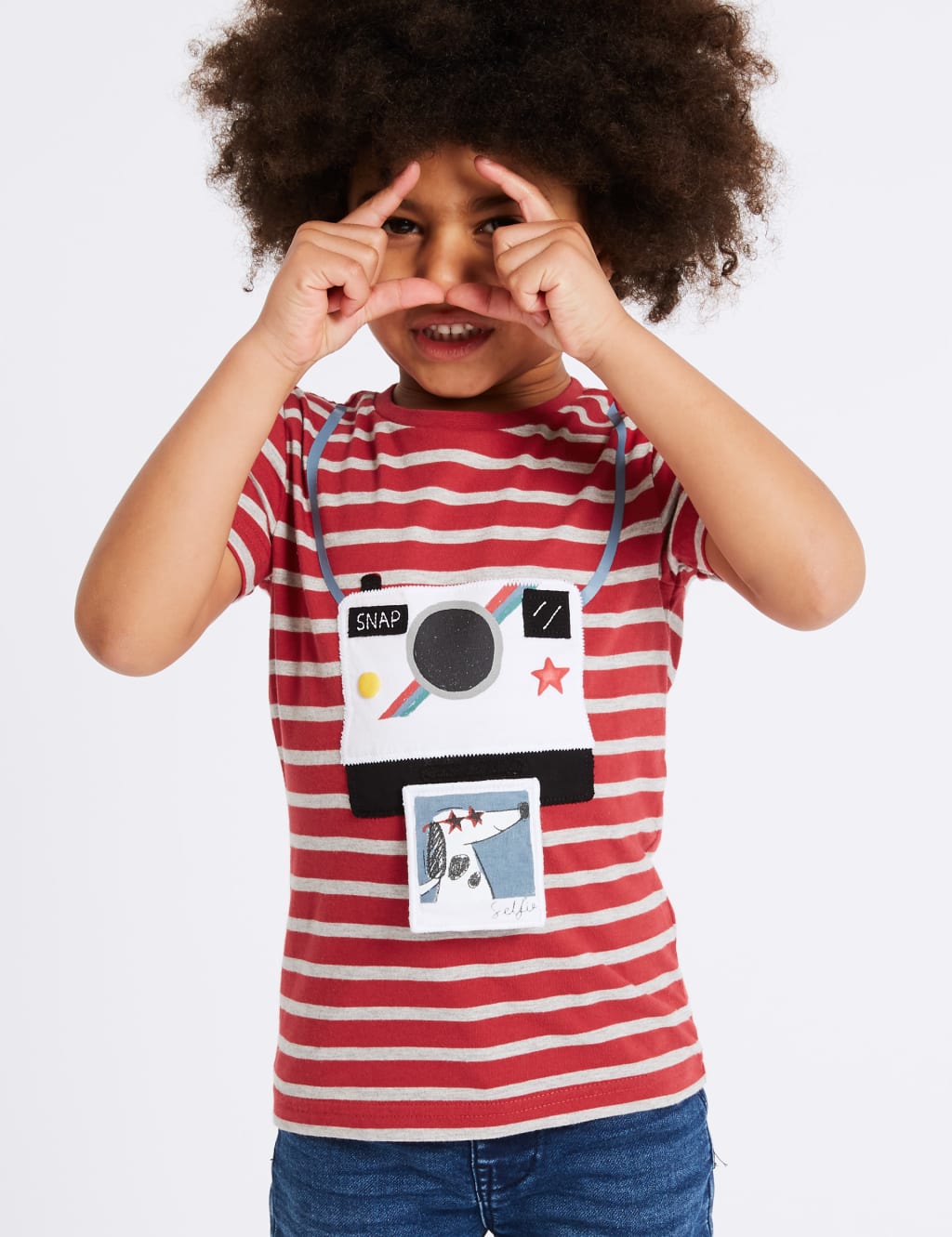 Cotton Rich Camera Top (3 Months - 7 Years) 1 of 5