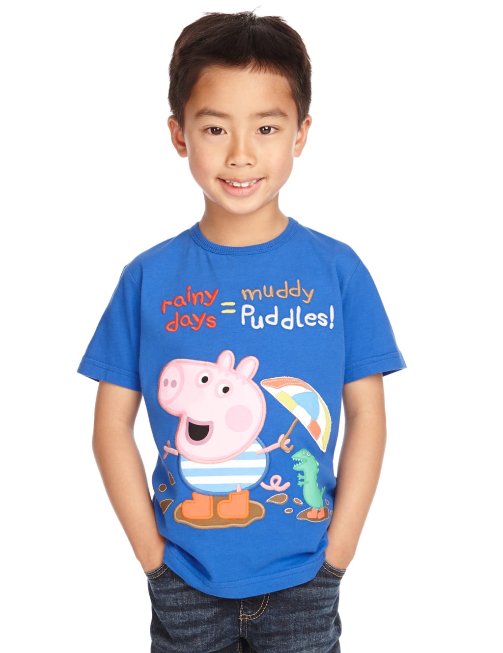 Pure Cotton George Pig™ T-Shirt (1-6 Years) 1 of 3