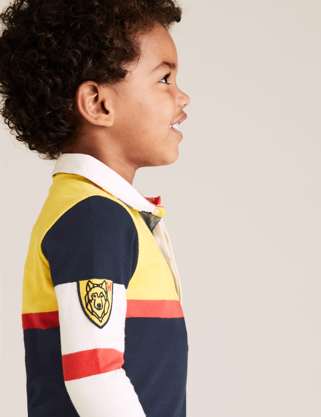 Pure Cotton Stag Rugby Top (2-7 Yrs) 3 of 4