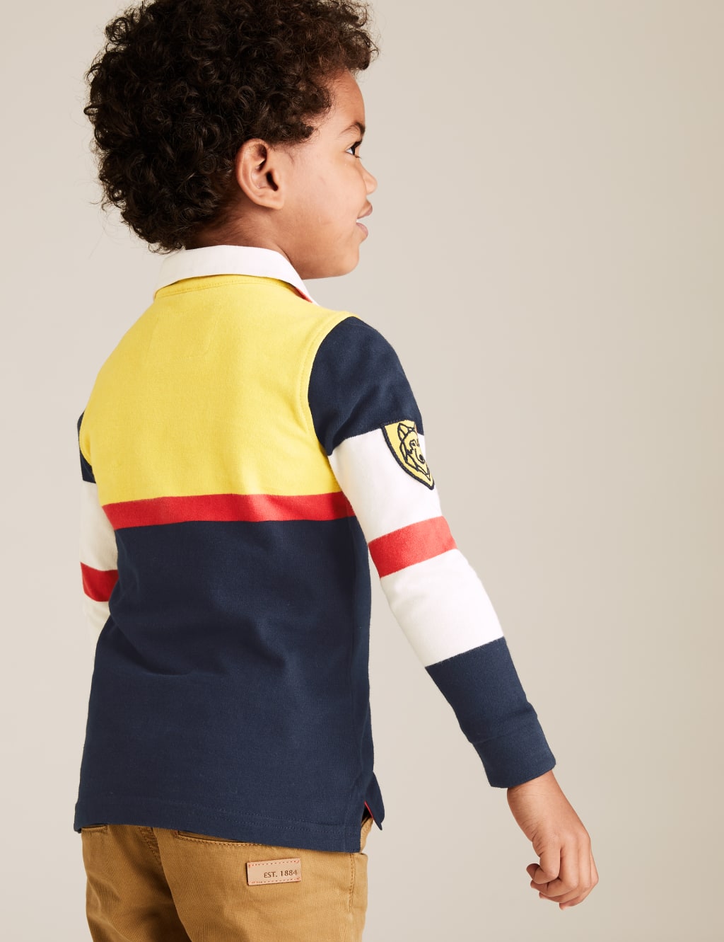 Pure Cotton Stag Rugby Top (2-7 Yrs) 4 of 4