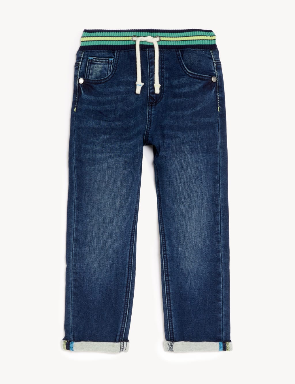 Regular Denim Rainbow Jeans (2-7 Yrs) 1 of 2