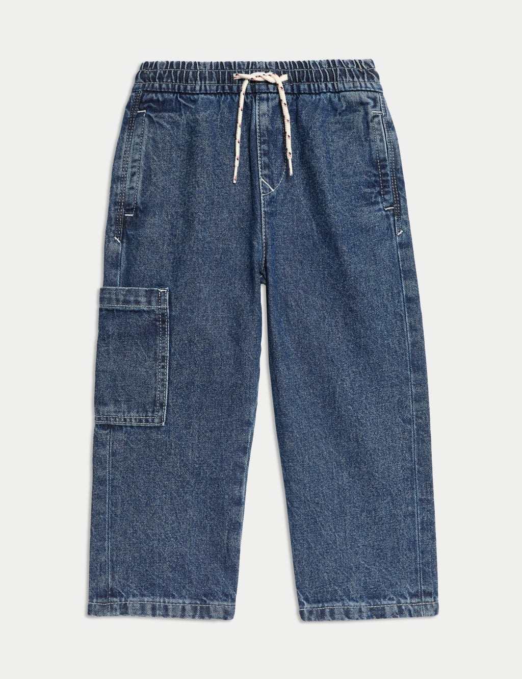 Elasticated Waist Side Pocket Denim Jeans (2-8 Yrs) 2 of 5