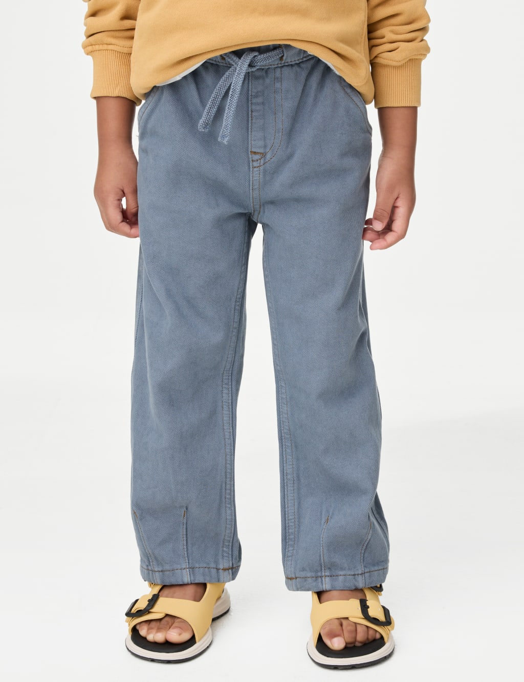 Coloured Denim Drawstring Waist Jeans (2-8 Yrs) 4 of 5