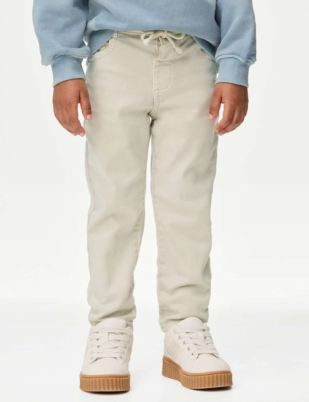Skinny Cotton Rich Elasticated Waist Jeans (2-8 Yrs) 4 of 5