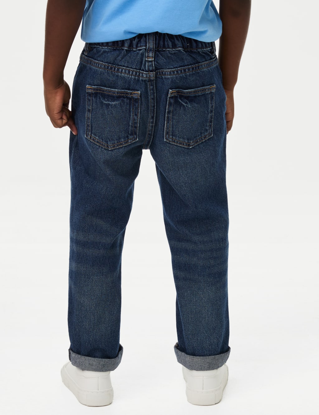 Relaxed Pure Cotton Elasticated Waist Jeans (2-8 Yrs) 5 of 5