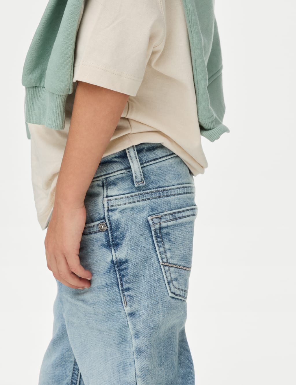 Skinny Cotton Rich Jeans (2-8 Yrs) 3 of 5