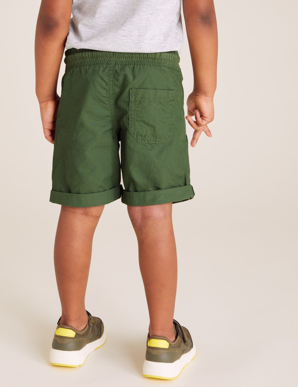 2pk Pure Cotton Ripstop Shorts (2-7 Yrs) 5 of 5