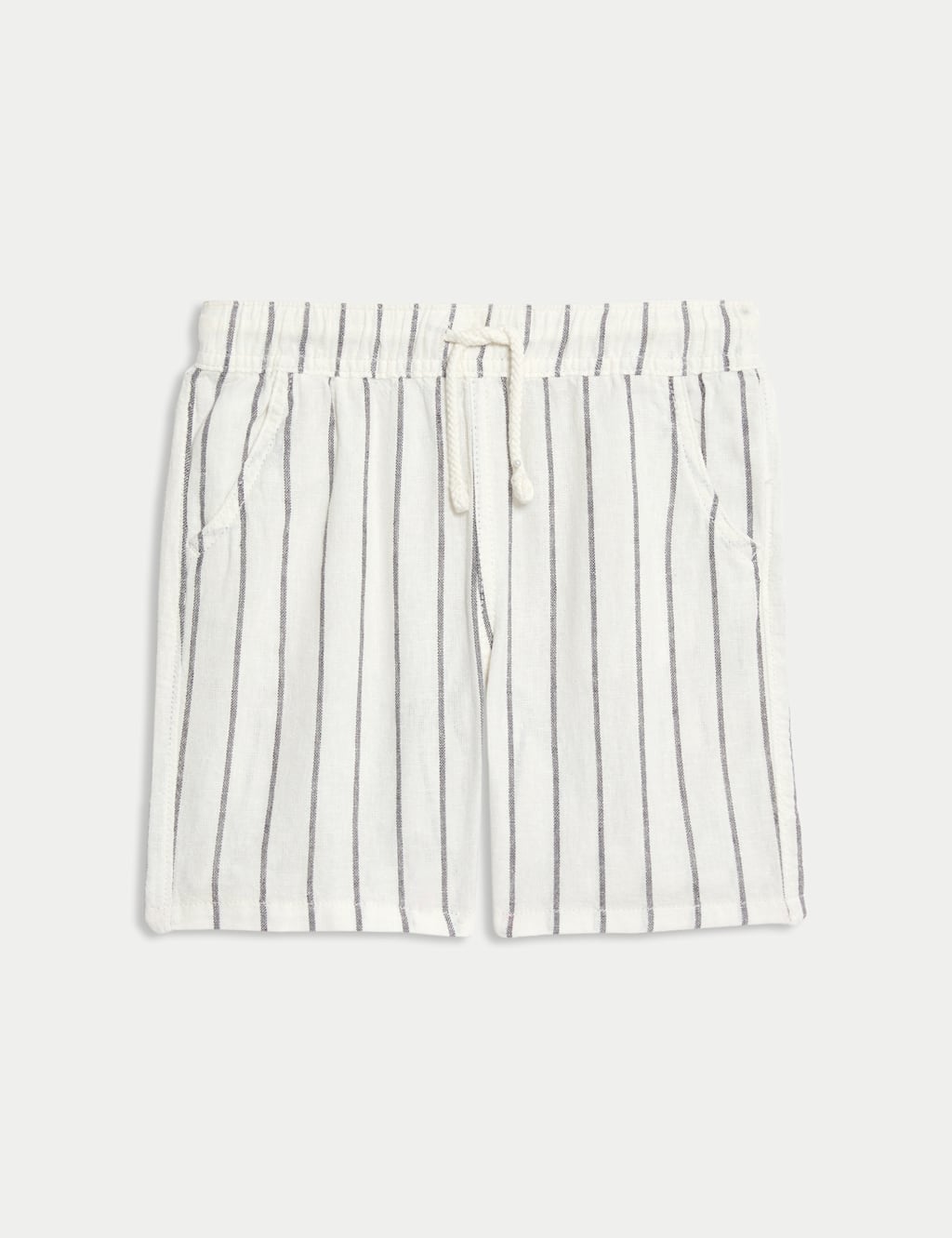 Linen Rich Striped Shorts (2-8 Yrs) 2 of 6