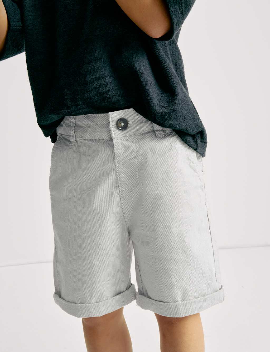 Cotton Rich Striped Chino Shorts (2-8 Yrs) | M&S Collection Cotton Rich Striped Chino Shorts (2-8 Yrs) | M&S Collection