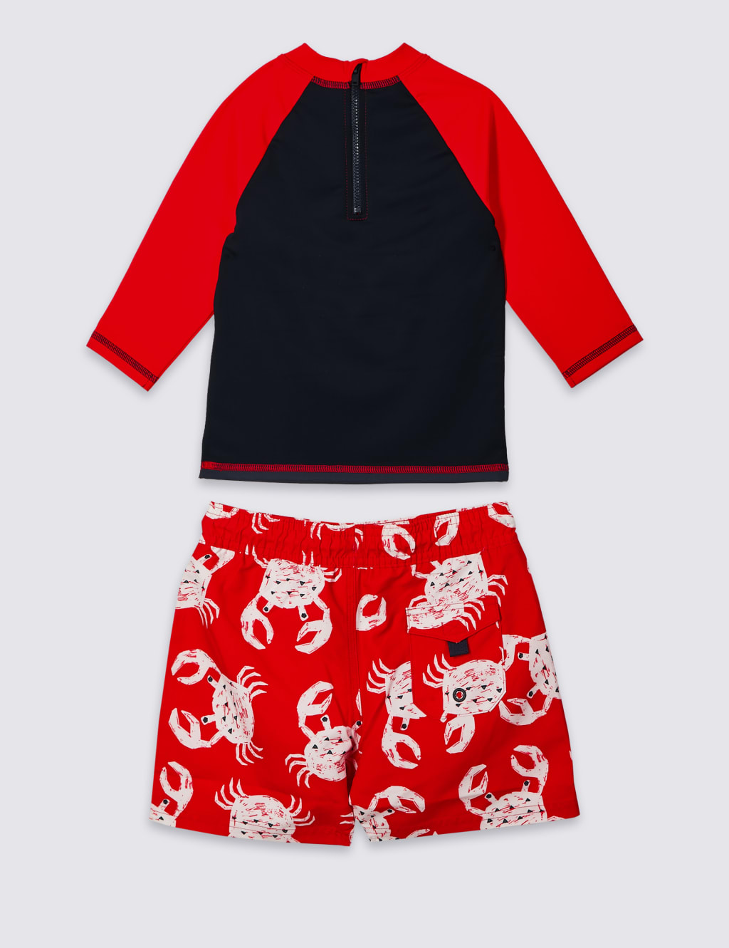 2 Piece Crab Swimsuit Set (3 Months - 7 Years) 2 of 3