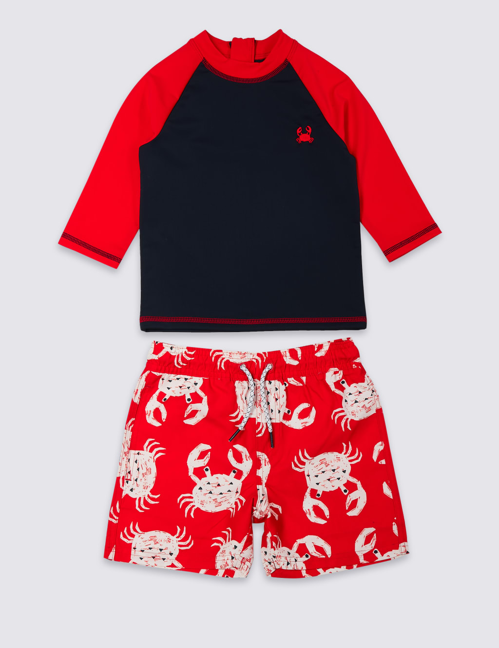 2 Piece Crab Swimsuit Set (3 Months - 7 Years) 1 of 3