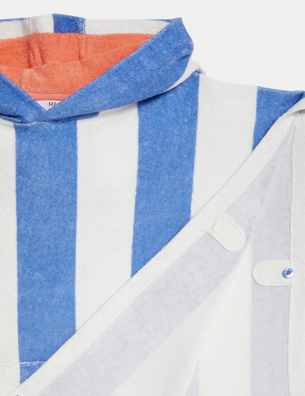 Pure Cotton Striped Poncho (2-8 Yrs) 3 of 3