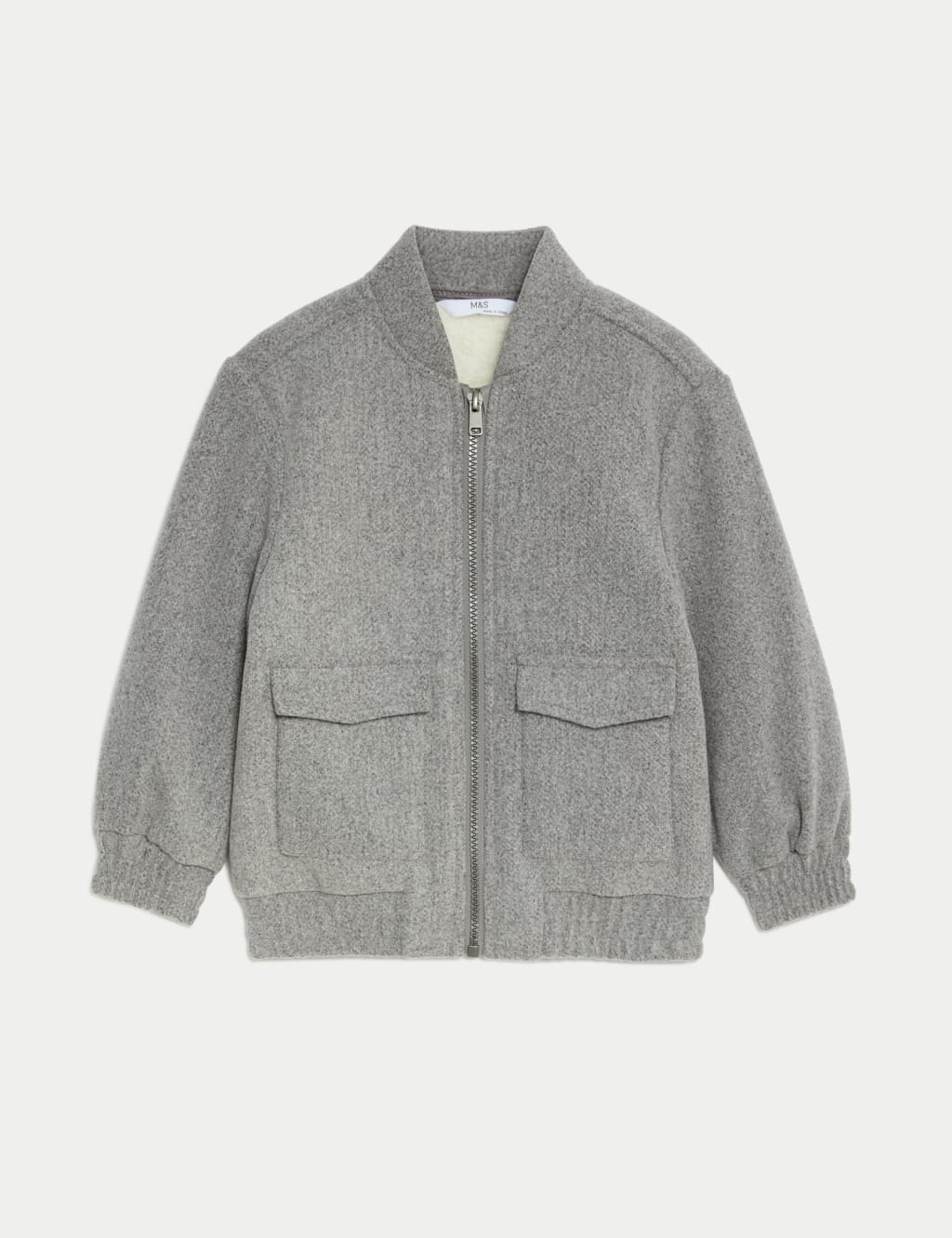 Borg Lined Bomber Jacket 2 16 Yrs
