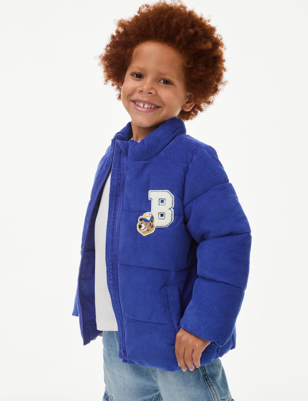 Cord padded jacket cheap