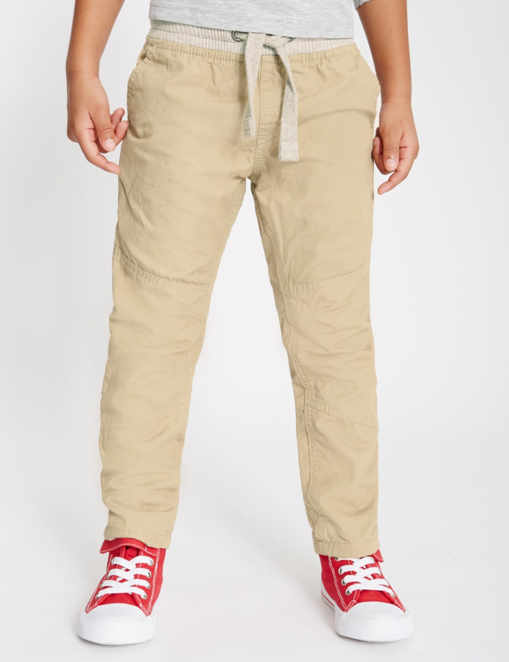 Pure Cotton Ripstop Trousers (1-7 Years) 1 of 5