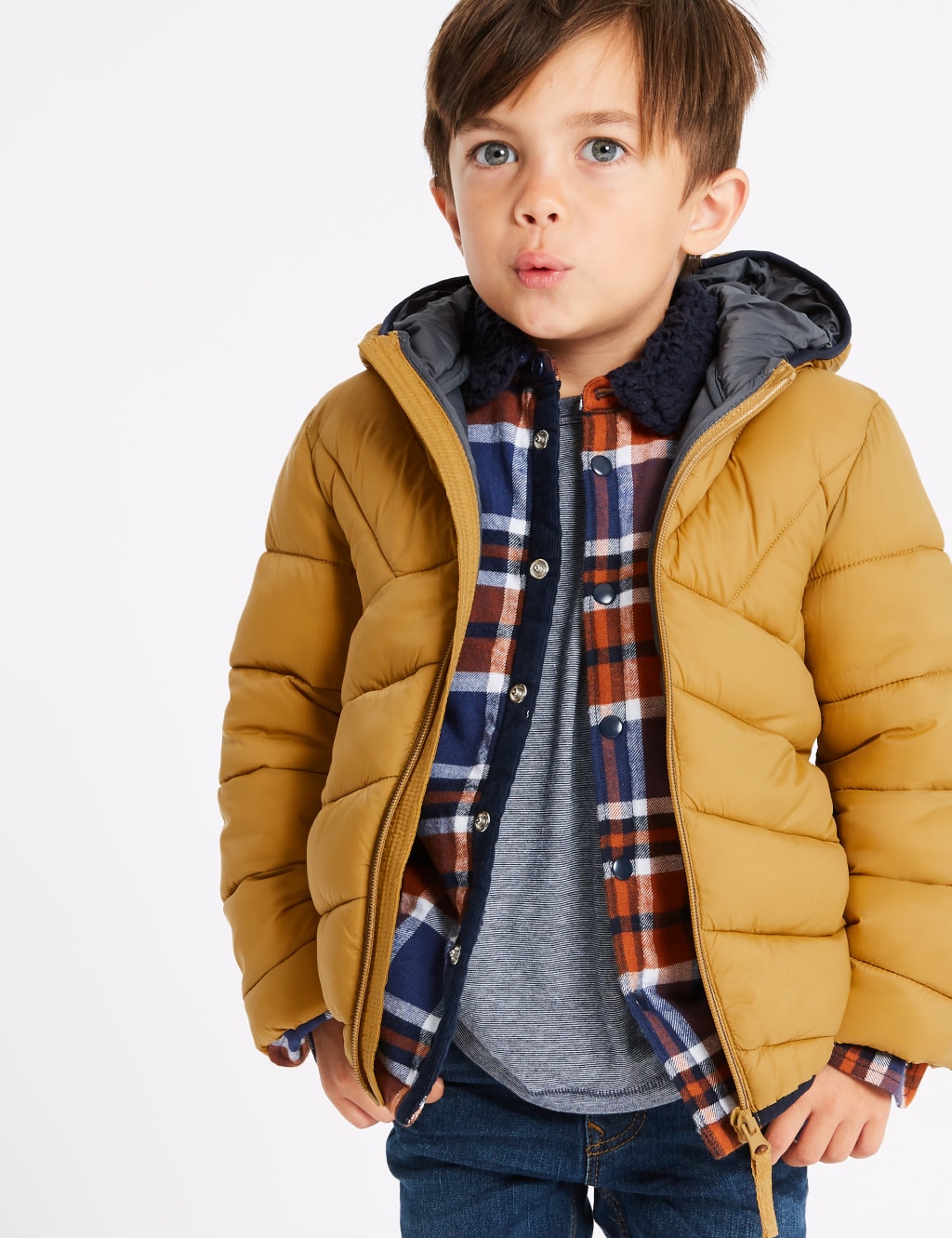 Lightweight Padded Coat (3 Months - 7 Years) 1 of 5