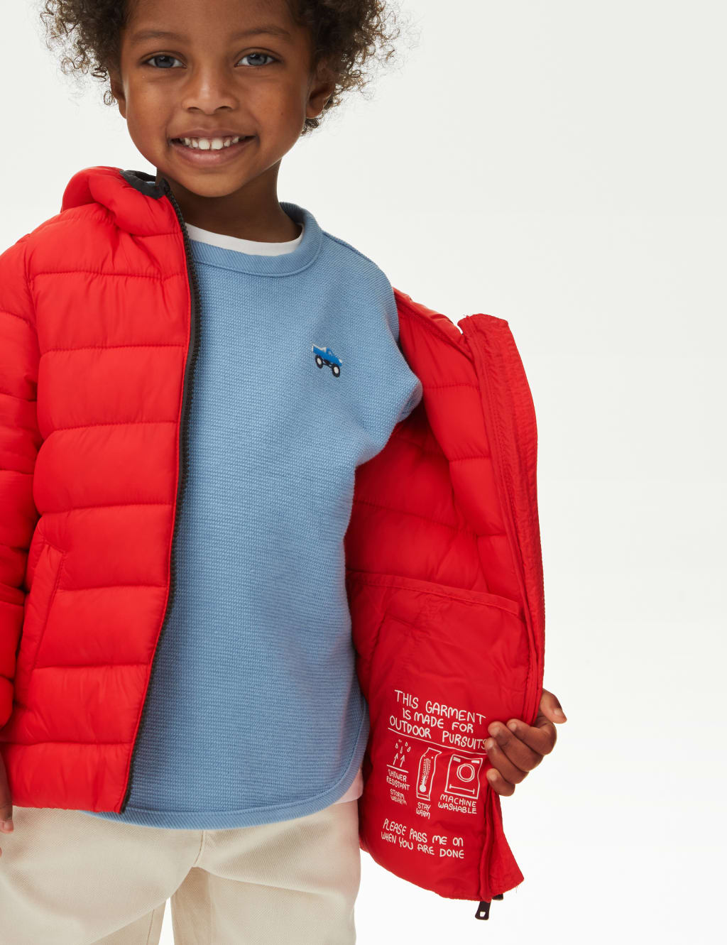Boys lightweight puffer jacket new arrivals