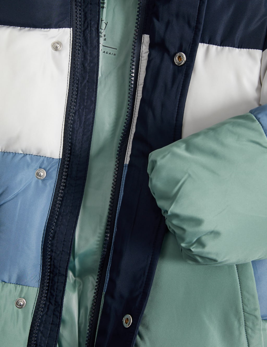 Stormwear Padded Colour Block Coat 2 8 Yrs