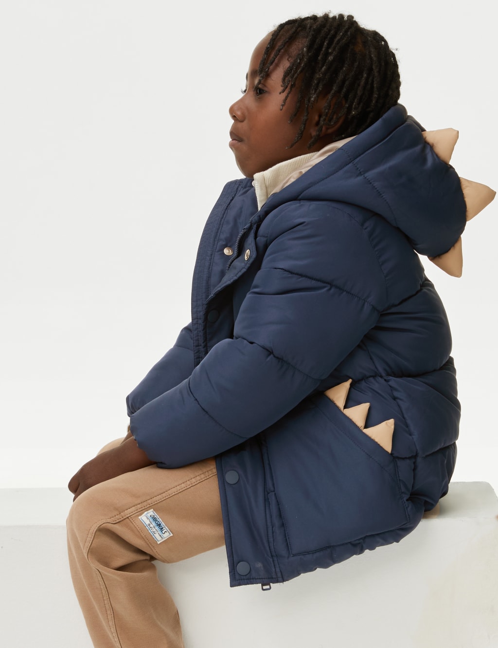 Stormwear Dinosaur Padded Coat 2 8 Yrs M S Collection M S