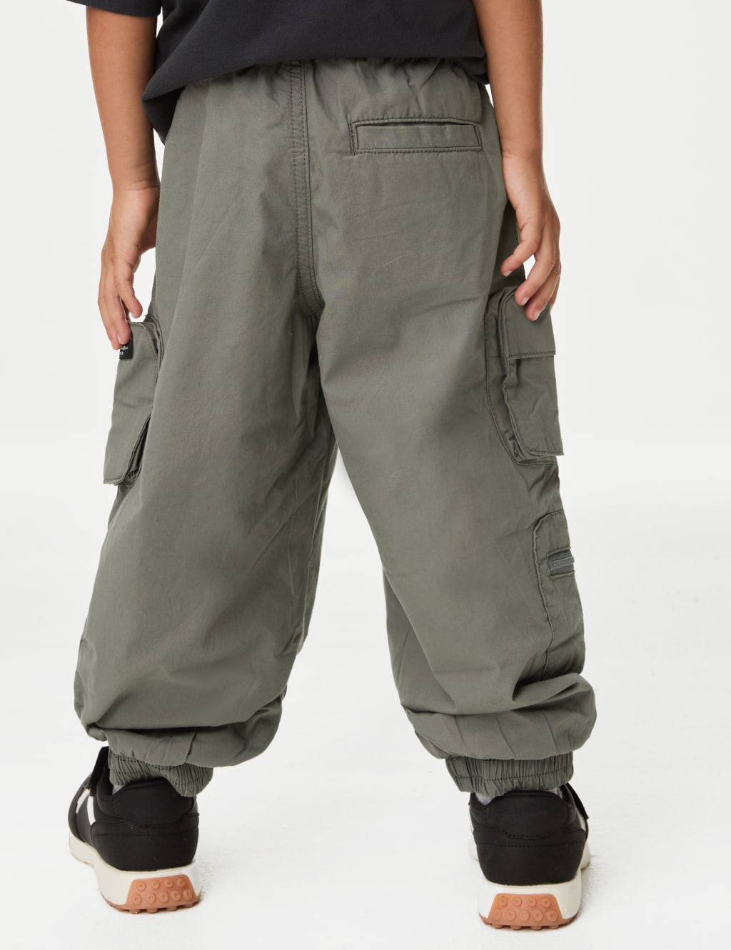 Pure Cotton Jersey Lined Parachute Trousers (2-8 Yrs) 5 of 5
