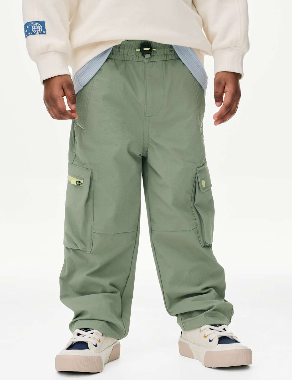 Elasticated Waist Cargo Trousers (2-8 Yrs) 4 of 5