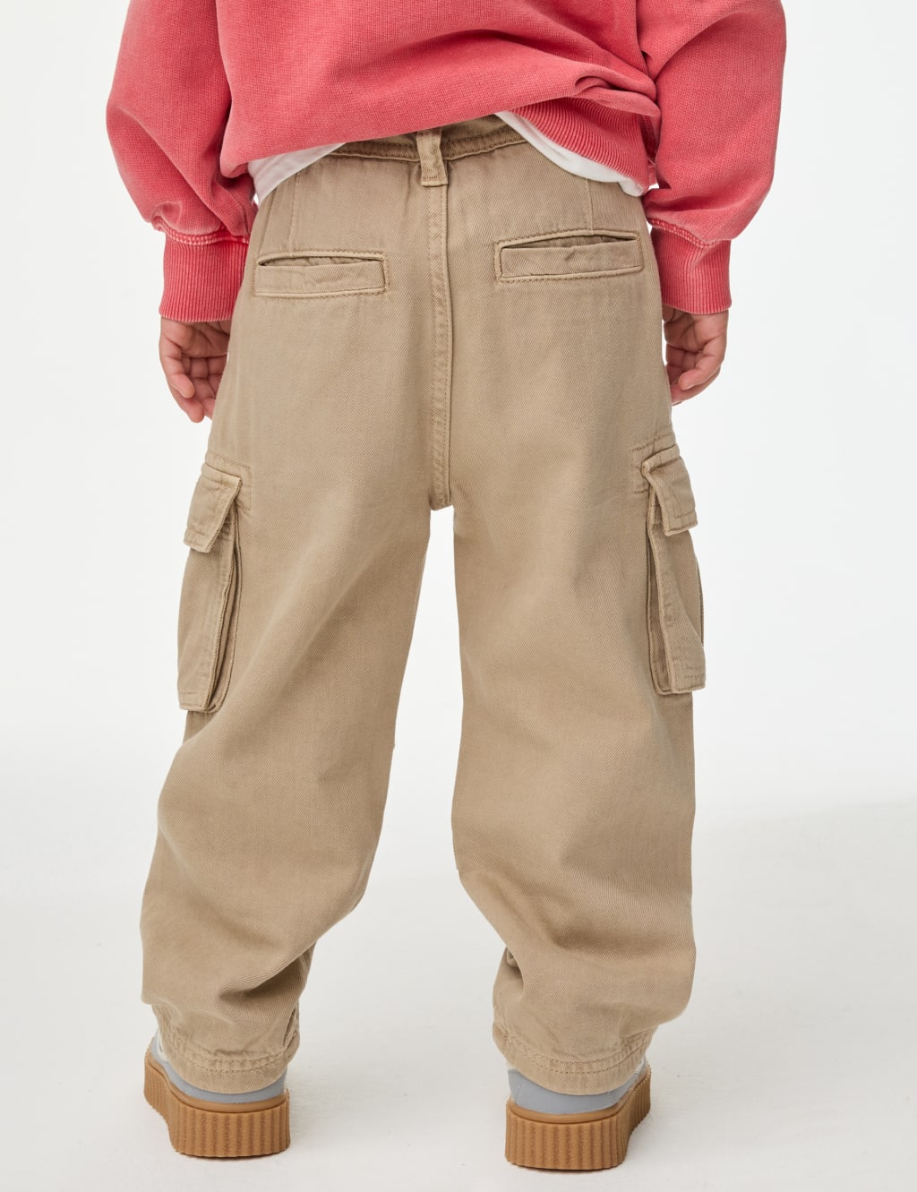 Pure Cotton Wide Leg Cargo Trousers (2-16 Yrs) 5 of 5
