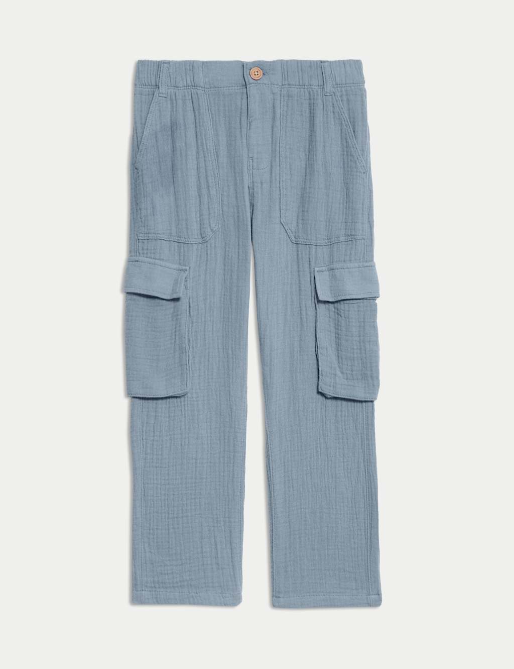 Pure Cotton Double Cloth Cargo Trousers (2-8 Yrs) 2 of 7