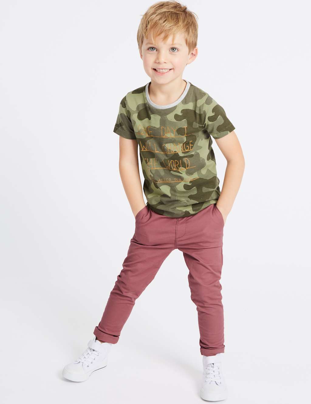Cotton Chinos with Stretch (3 Months - 7 Years) 5 of 7