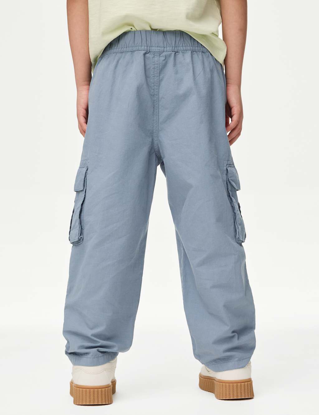 Pure Cotton Ripstop Cargo Trousers (2-8 Yrs) 5 of 5