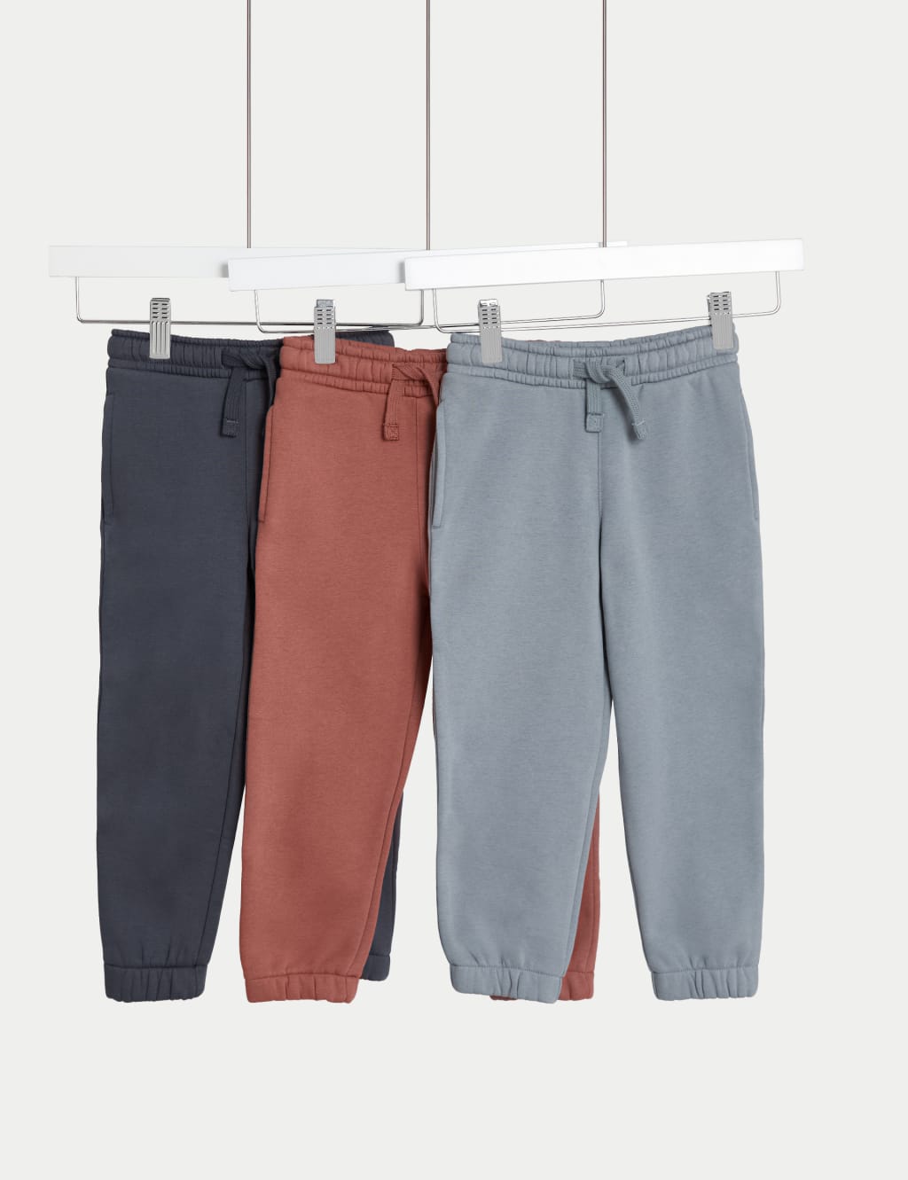 3pk Cotton Rich Joggers 2 8 Yrs M S Collection M S