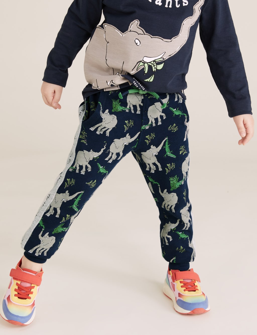 Roald Dahl NHM Elephant Joggers 2 7 Yrs M S Collection M S