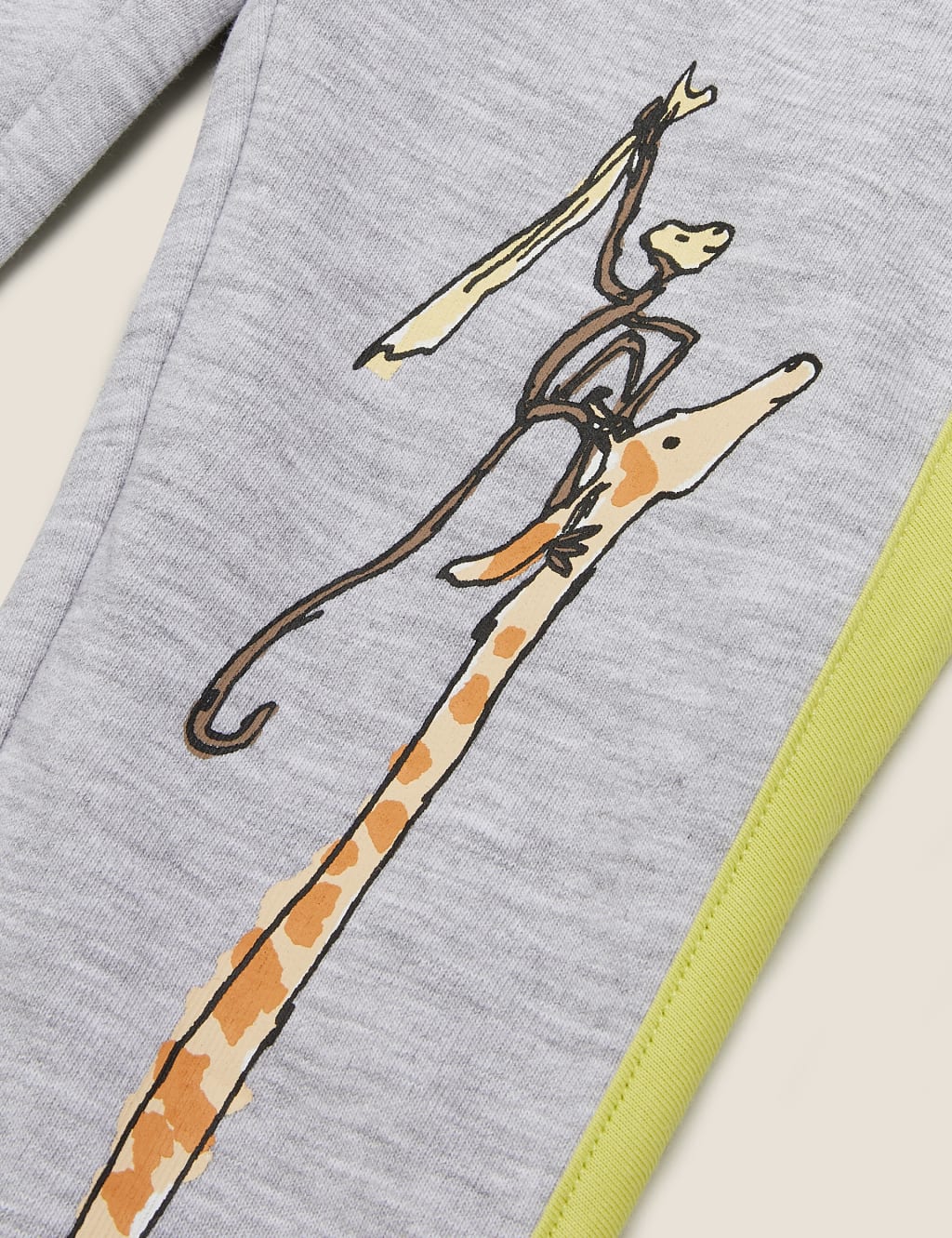 Roald Dahl™ & NHM™ Giraffe Cotton Joggers (2-7 Yrs) 7 of 7