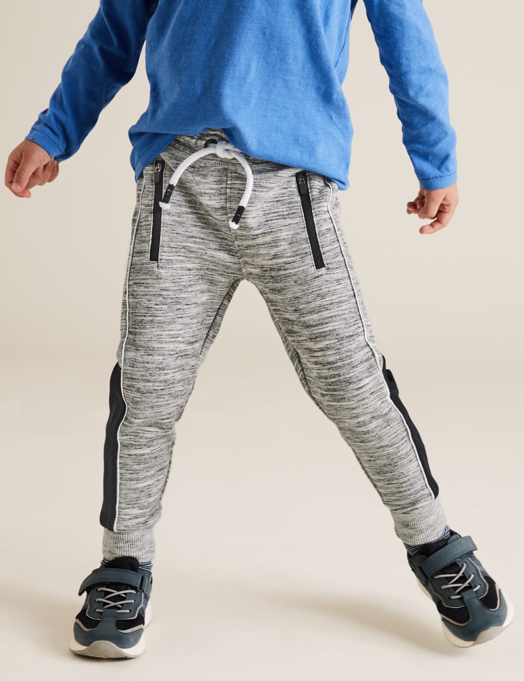 Cotton Side Stripe Joggers (2-7 Yrs) 4 of 5