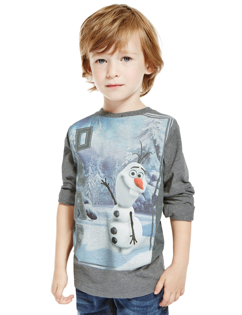 Disney Frozen Olaf T-Shirt (1-7 Years) 1 of 3