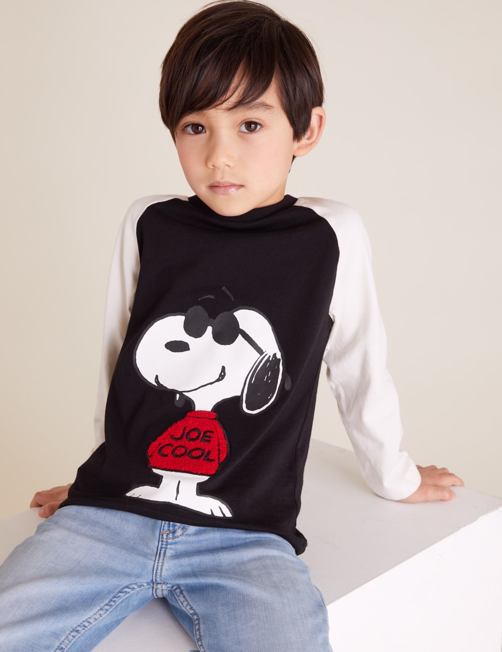 Pure Cotton Snoopy™ Top (2-7 Yrs) 1 of 5